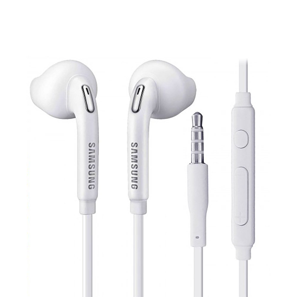 Écouteurs intra-auriculaires avec fil et microphone - 3.5 mm - Blanc