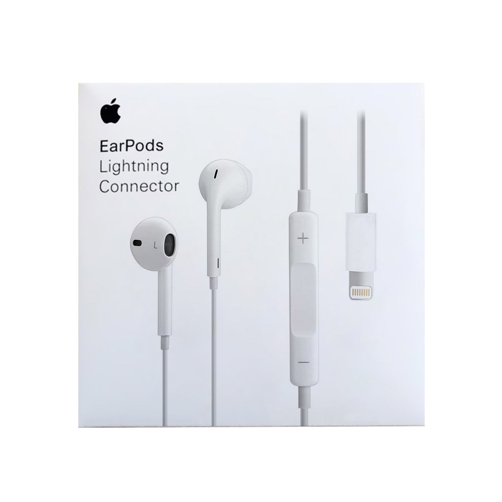 Ecouteurs earpods lightning original blanc pour apple iphone 7 , 7 plus  MMTN2ZM - Conforama