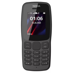 Nokia 106 - Dual Sim - Black (NOT Guaranteed Version*)