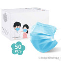 Pack de 50 Masques 3 Plis - Pour enfants - EN14683