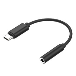 Samsung EE-UC10JUBE - USB Type C to Jack 3.5 Adapter (Black) - Original, Bulk