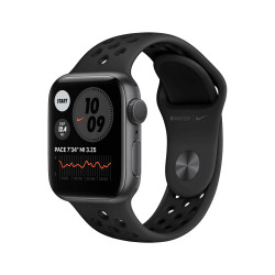 Apple Watch Nike Series 6 (44mm, Sport Band GPS) Black Nike Strap