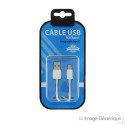 Type-C to USB Data Cable - 1m - White - (Compatible, Blister)