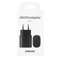 Samsung - USB Type C Power Adapter - 25W, Black (Original Packaging)