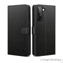 Samsung Galaxy S21 Leatherette Flip Case - Black (Bulk)