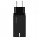 Doogee - Power Adapter 2 USB Type C Port & 1 USB Port (65W Fast Charging) - Blister, Black