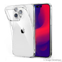 Silicone Case For iPhone 15 Pro ( 0.5mm , Transparent) In Bulk