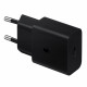 Samsung EP-T1510NBE - Adaptateur Secteur USB Type-C (Charge rapide 15W) - Noir - Emballage Original