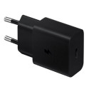 Samsung EP-T1510NBE - Adaptateur Secteur USB Type-C (Charge rapide 15W) - Noir - Emballage Original