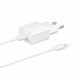 Samsung EP-T1510XWE - Chargeur Secteur Complet - Adaptateur 15W & Câble USB Type-C vers Type-C - Blanc - Emballage Original