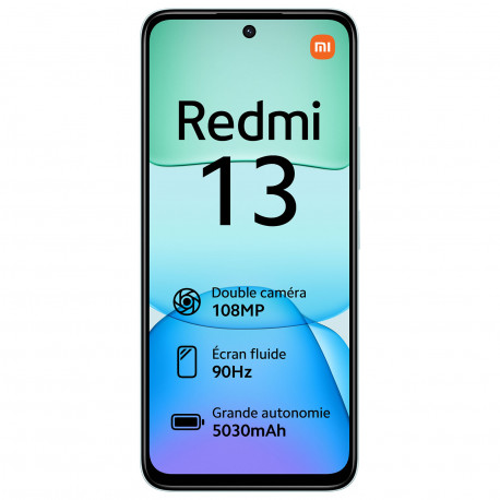 Xiaomi Redmi 13 NFC (6.79" - 256 Go, 8 Go RAM) Bleu