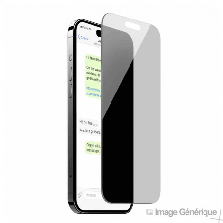 Verre Trempé Pour iPhone 15 (9H - 0,33 mm) - Blister