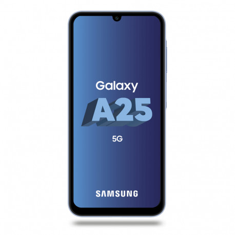 Samsung A256B/DSN Galaxy A25 5G (Double Sim - 6.5'' - 128 Go, 6 Go RAM - Garantie 2 ans par HEM) Bleu